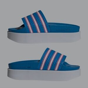 Adidas Women's Adilette Bonega Platform Slide Sandals